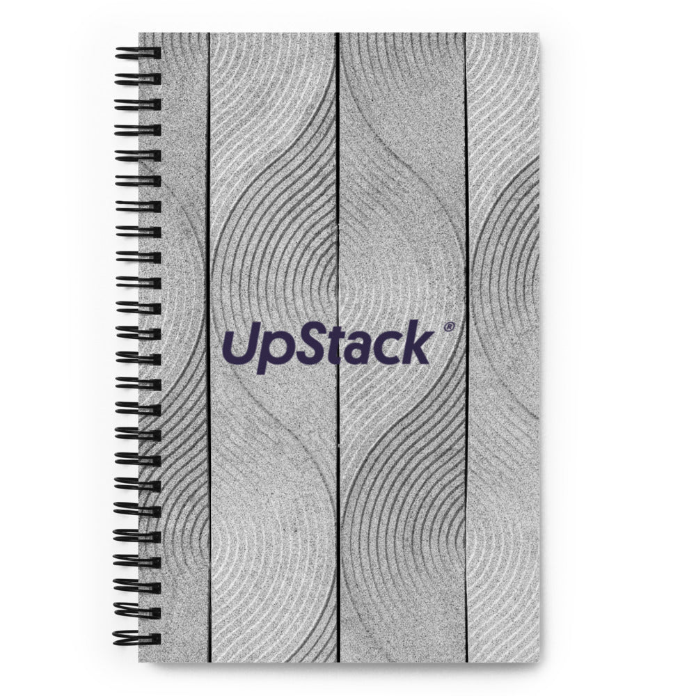 Spiral notebook Upstack