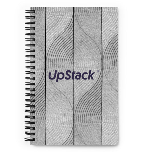 Spiral notebook Upstack