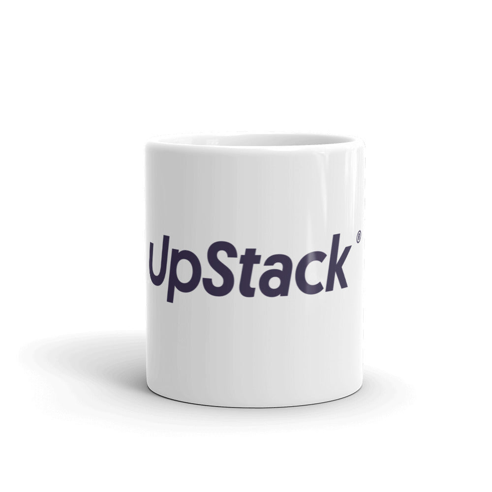 White glossy mug UpStack