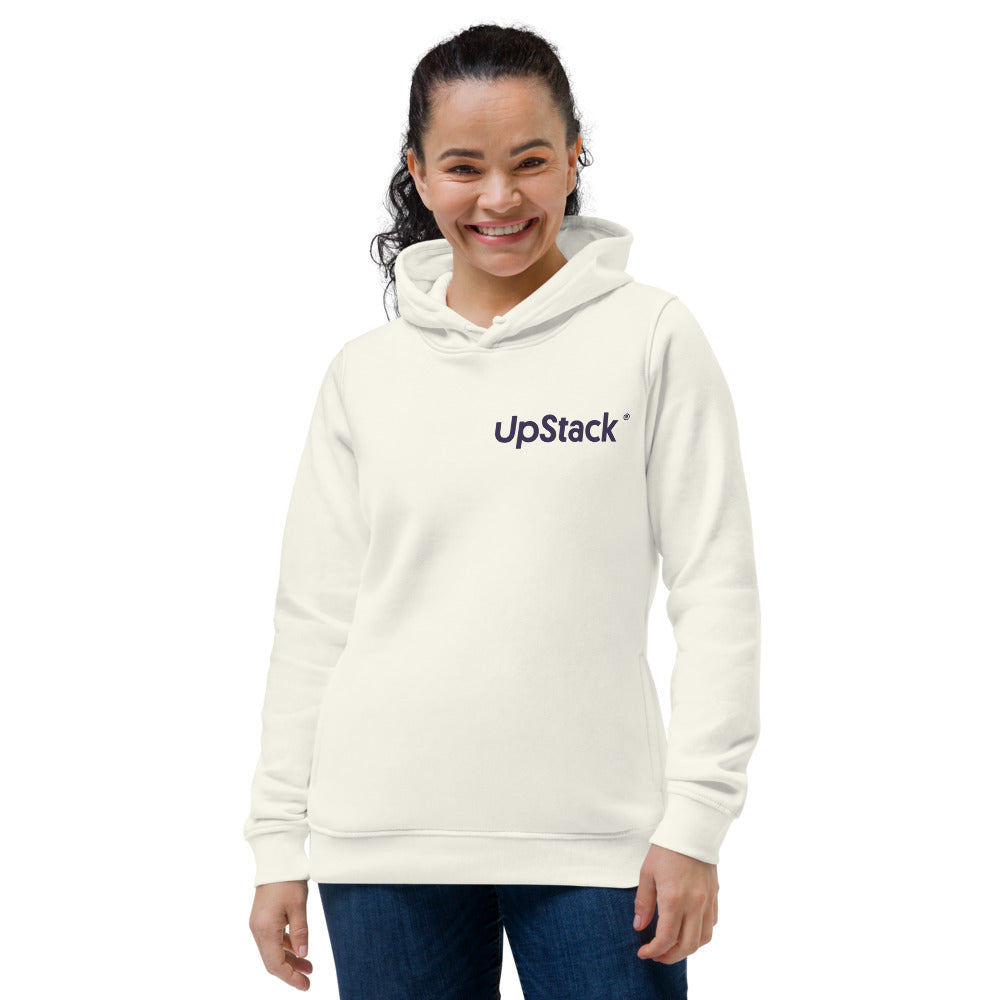 Women's eco fitted hoodie UpStack