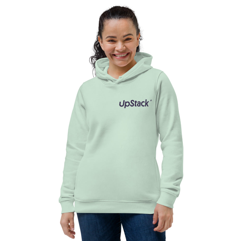 Women's eco fitted hoodie UpStack