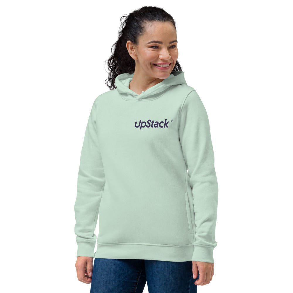 Women's eco fitted hoodie UpStack