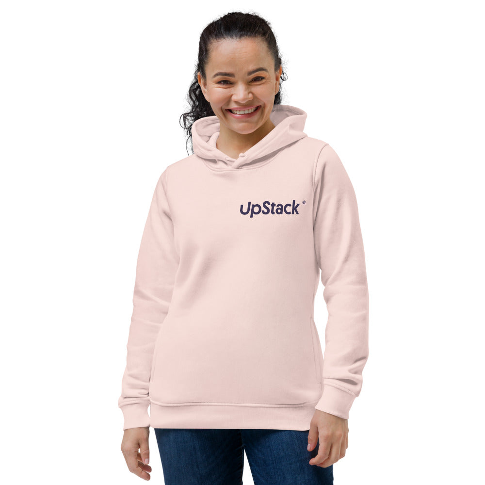 Women's eco fitted hoodie UpStack