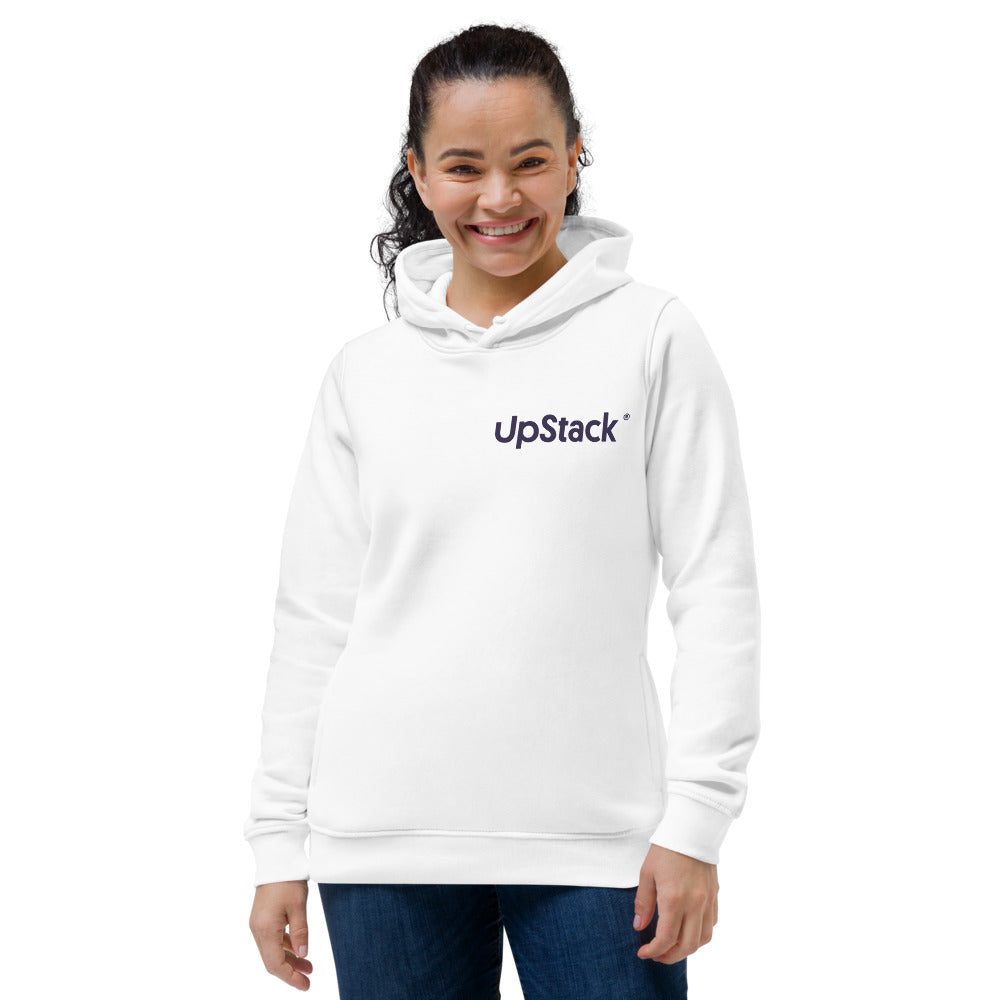 Women's eco fitted hoodie UpStack